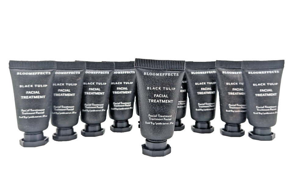 10pcs Bloomeffects Black Tulip Facial Treatment Mini Travel 50ml / 1.7floz Total